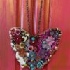 Butterfly Textile Necklace - Image 2