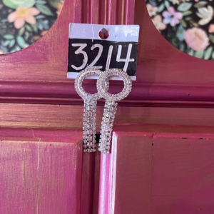 Rhinestone earrings