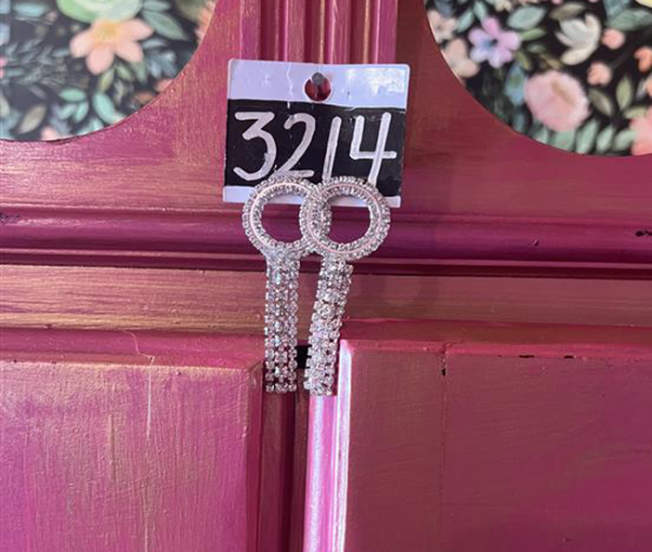 Rhinestone earrings