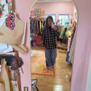 Pumpkin flannel shirts