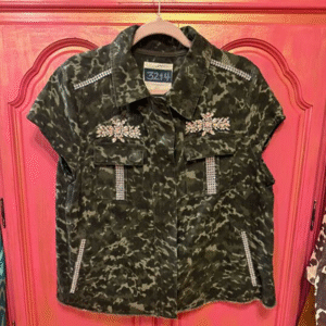 Blinged out Camo jacket